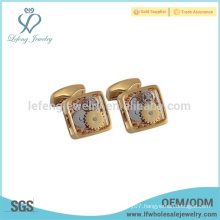 Top selling gold watch cufflink,copper cufflink for women,handmade cufflink